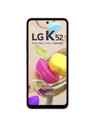 [PRIME] Smartphone LG K52 Vermelho 4G 64GB | R$1.075