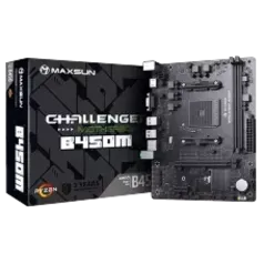 Placa Mãe MAXSUN B450M MS-Challenger, Chipset B450, AMD AM4, mATX, DDR4