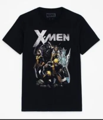 Camiseta Manga Curta Estampa X-Men | R$20