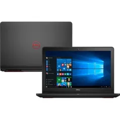 Notebook Dell Inspiron Gaming Edition I15-7559-A20 Intel Core i7 8GB (4GB de Memória Dedicada) 1TB 8GB SSD LED 15,6" Windows 10 - Preto