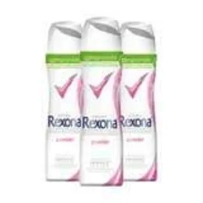 [Netfarma] Kit Desodorante Rexona Powder Feminino Aerosol Comprimido - R$28