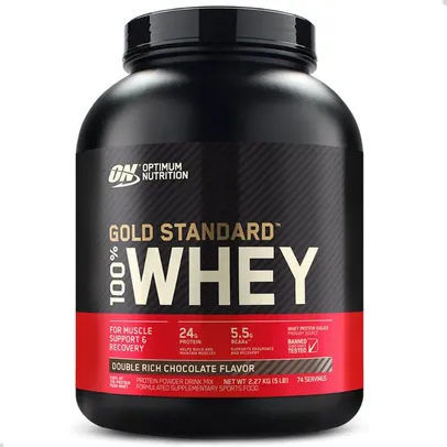 Whey Protein Gold Standard New 100% - Optimum Nutrition Chocolate Double Rich 2,27kg