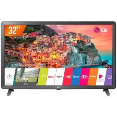 [Cartão Americanas] Smart TV Led 32 LG lk615b - Linha 2018 WebOS 4.0 - R$940