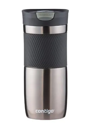 [Prime] Copo com isolamento a vácuo Contigo Snapseal Byron, aço inoxidável , 470 ml, Gunmetal