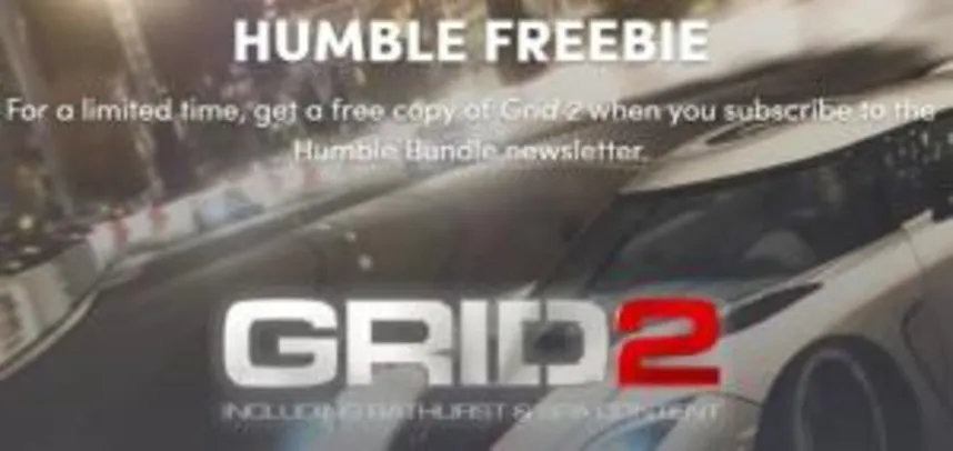 Humble Bundle - Grid 2 grátis (ativa na steam)
