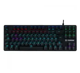 Teclado Gamer Mecânico Fortrek Black Hawk Switch  Brown, ABNT2