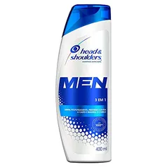 Shampoo Head & Shoulders Men 3em1 400ml [10 unidades] | R$12 cada