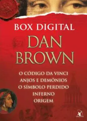 eBooks - Box Robert Langdon: Anjos e demônios • O código Da Vinci • O símbolo perdido • Inferno • Origem | R$ 40