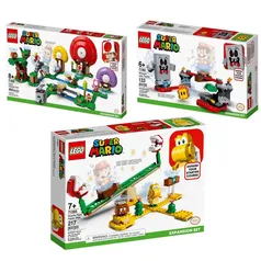 LEGO Super Mario - Derrapagem da Planta + Revés das Lavas + R$0,06 Leve Caça Ao Tesouro De Toad