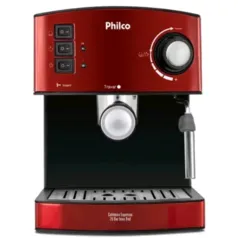 Cafeteira Philco PCF24 Expresso & Cápsulas Inox Red 220v e 110v