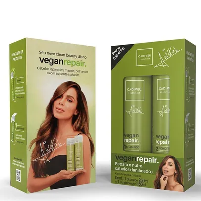 Cadiveu Essentials Vegan Repair by Anitta Kit – Shampoo + Condicionador Kit