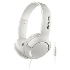 [BLACK FRIDAY] Fone de Ouvido Philips Bass+ SHL3075WT/00 com Microfone – Branco - R$69