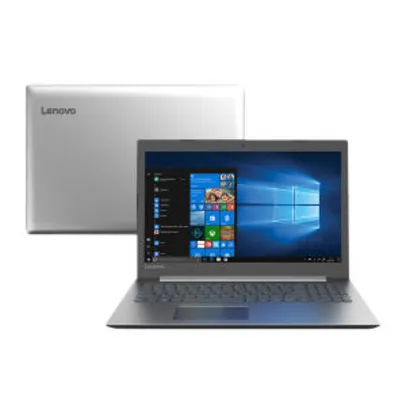 Notebook Lenovo Intel Core i7 8GB 1TB Placa de Vídeo 2GB Tela 15.6" Windows 10 Ideapad 330 15IKB 81FE0000BR R$2879