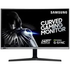 Monitor Gamer Curvo Samsung 27", FHD, 240Hz, HDMI, DP, Gsync, Preto e Cinza, Série CRG50 | R$ 2.069