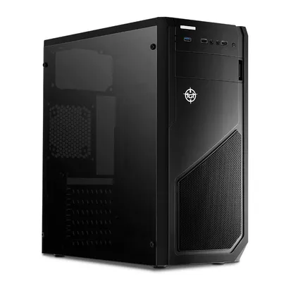 Gabinete TGT Raider Preto Lateral Acrilico, TGT-RDR-01