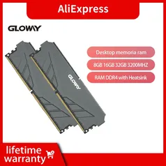 [Taxa Inclusa] Memória RAM Gloway DDR4 8GB 3200MHz