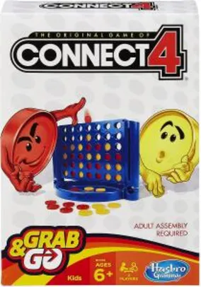 [PRIME] Hasbro Gaming Jogo Gaming Connect 4 Grab & Go | R$ 34