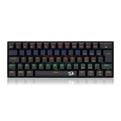 Teclado Mecanico Redragon Lakshmi, Rainbow, ABNT2, Compacto, Switch Azul, K606R-PT-BLUE