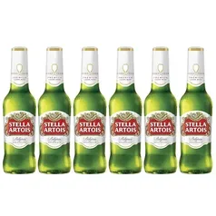 Cerveja Stella Artois Long Neck 330ml Pack - 6 unidades