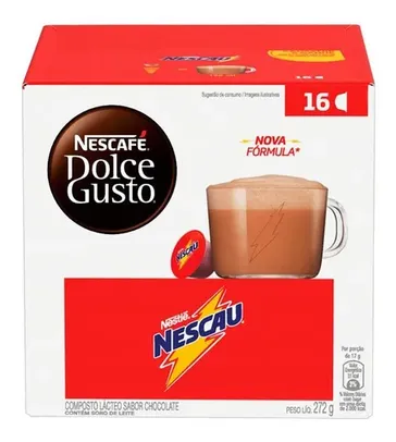 Cápsulas De Café Nescafé D Gusto Nescau Caixa C 16 - Nestlé