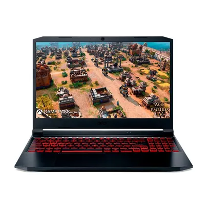 Notebook Gamer Acer Nitro AMD Ryzen 7-5800H, 8GB RAM, GeForce GTX 1650, SSD 1TB, 15.6 Full HD, Windows 11, Preto - AN515-45-R4S3