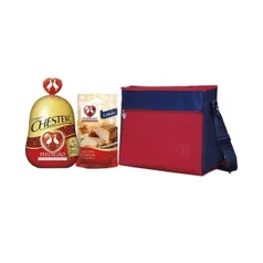 1 CHESTER TRADICIONAL 3KG 1 LOMBO SUÍNO TEMPERADO 1KG 1 BOLSA TÉRMICA por R$ 36