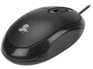 Mouse 5+ Óptico 1000DPI 3 Botões 