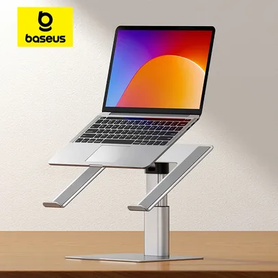 Baseus Suporte  Portátil Ajustável Antiderrapante em liga de alumínio Para Macbook ou Tablet 