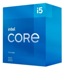 Processador Intel Core i5 11400F 2.6GHz (4.4GHz Turbo), 11ª Geração, 6-Cores 12-Threads, LGA 1200, B