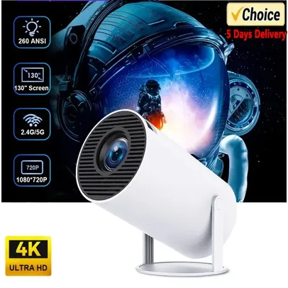 [TAXA INCLUSA] Projetor portátil do cinema home, android 11, WiFi duplo 6, 200 ANSI Allwinner H713, BT5.0, 1080p