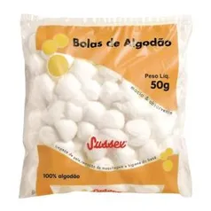 Bolas de Algodão Brancas 50g | R$2