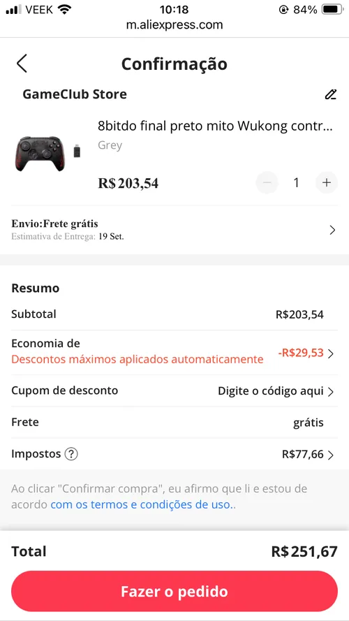 Imagen na descrição da promoção