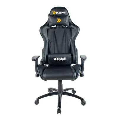 Cadeira Gamer KBM! GAMING Storm CG300, Preta, Com Almofadas, Reclinável, Descanso de Braço 2D - KGCG300PT 