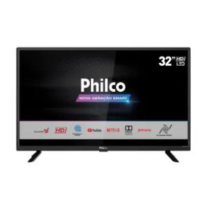 Smart TV LED 32" HD Philco PTV32G52S com Netflix R$ 720