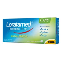 Loratadina - Loratamed 10 mg 12 comprimidos