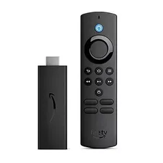 (CC Amazon| Pontos) Fire TV Stick Lite Com Controle Remoto Lite por Voz com Alexa (sem controles de TV)