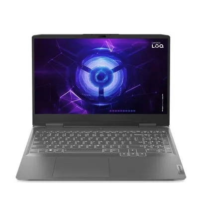 Notebook Gamer Lenovo Loq, Intel Core I5-12450h, 16GB RAM, RTX 2050, SSD 512GB, Tela 15.6 FHD, Linux 