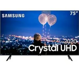 Smart TV LED 75" UHD 4K Samsung 75TU8000 | R$ 5.849