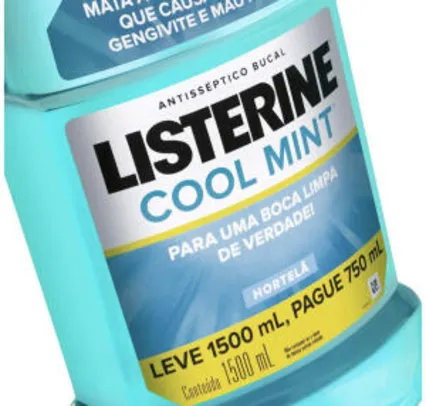 Saindo por R$ 20: [PRIME] Listerine Antisséptico Bucal 1500ML | Pelando