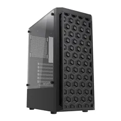 [App] Gabinete Gamer Aigo DarkFlash DK300, Mid-Tower, Lateral de Vidro, Com 4 Fans, Preto, DK300-BK