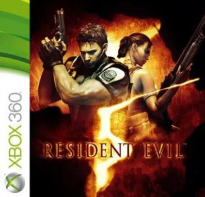 Resident Evil 5 - Xbox 360 - Midia Digital | R$8