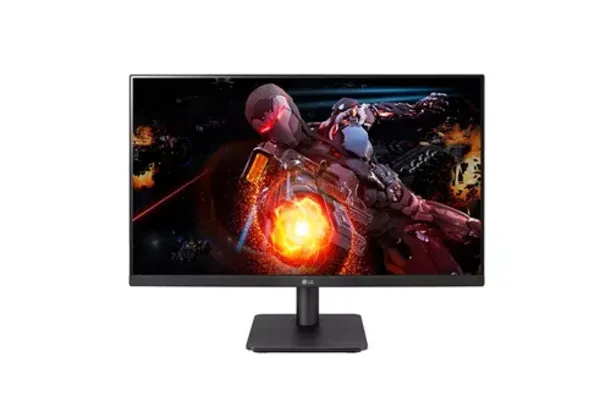 Monitor LG 23,8" IPS Full HD 75Hz com AMD Freesync, Bordas finas e ajuste de inclinação - 24MP400