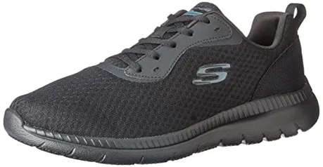 Tênis Bountiful- Fly Right, Skechers, Masculino, Preto/Preto, 41