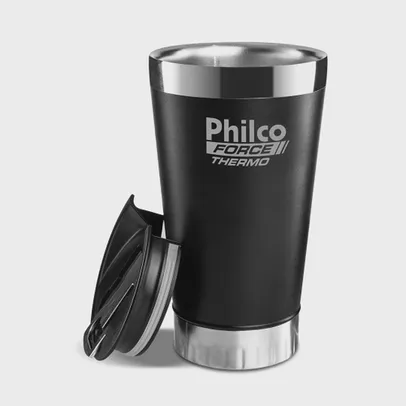 [APP] Copo Térmico Philco PTH01P 475ml Preto Quente ou Frio