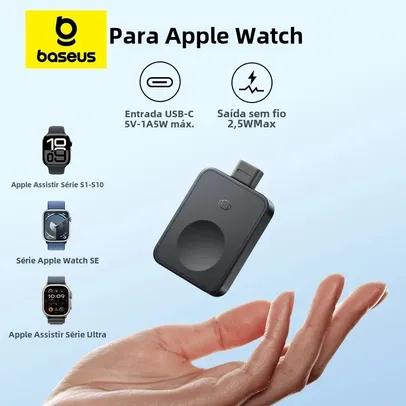 [Com Taxa] Carregador Magnético 2.5W para Apple Watch Baseus