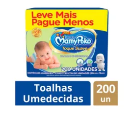 Toalhas Umedecidas Mamypoko 600 unidades | R$48