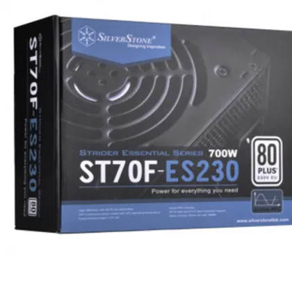 Fonte SilverStone SST-ST70F-ES23, 700W, 80 Plus, PFC Ativo, SST-ST70F-ES230 (APENAS 220V)