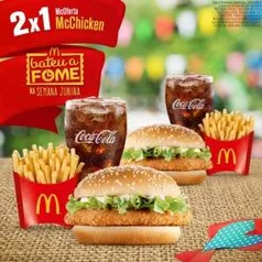 [Mc Donalds] Comprei 1 McOferta McChicken e leve  2 - Pegue Cupom