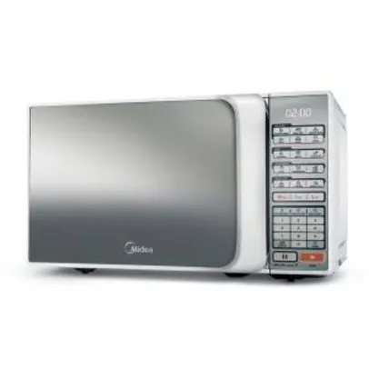 Forno de Micro-ondas Midea Liva Espelhado 20 Litros - R$169 (SOMENTE 110v)