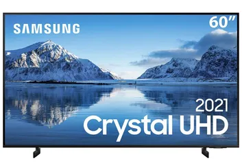 Smart TV 60" Crystal UHD 4K Samsung 60AU8000, Painel Dynamic Crystal C